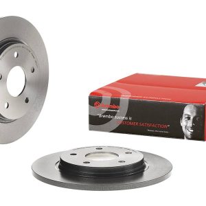 Brembo Brake Rotor, Solid, One Piece Design, Wheel Bolt Pattern 5 X 127 Millimeter – 08N12311C02