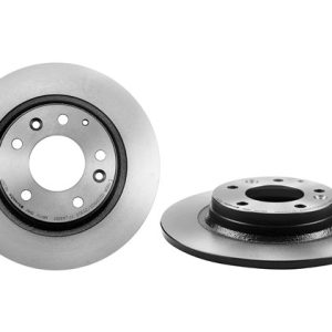 Brembo Brake Rotor, Solid, One Piece Design, Wheel Bolt Pattern 5 X 114.3 Millimeter – 08N22611C02
