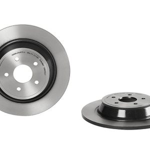 Brembo Brake Rotor, Solid, One Piece Design, Wheel Bolt Pattern 5 X 107.95 Millimeter – 08N25821C02