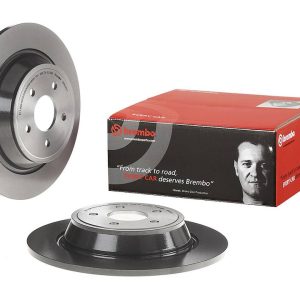 Brembo Brake Rotor, Solid, One Piece Design, Wheel Bolt Pattern 5 X 107.95 Millimeter – 08N25821C02