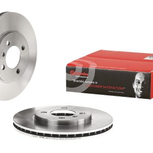 Brembo Brake Rotor, Vented, One Piece Design, Wheel Bolt Pattern 4 X 100 Millimeter – 09488310C02
