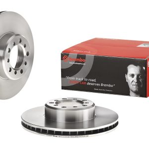 Brembo Brake Rotor, Vented, One Piece Design, Wheel Bolt Pattern 5 X 112 Millimeter – 09492810C02