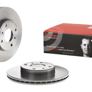 Brembo Brake Rotor, Vented, One Piece Design, Wheel Bolt Pattern 4 X 114.3 Millimeter – 09525421C02