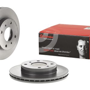 Brembo Brake Rotor, Vented, One Piece Design, Wheel Bolt Pattern 4 X 114.3 Millimeter – 09544911C02