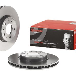 Brembo Brake Rotor, Vented, One Piece Design, Wheel Bolt Pattern 5 X 108 Millimeter – 09556821C02