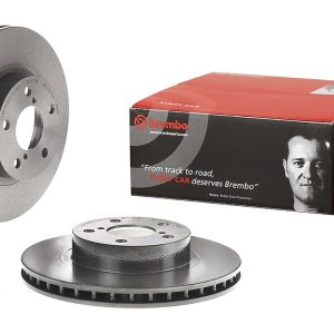 Brembo Brake Rotor, Vented, One Piece Design, Wheel Bolt Pattern 5 X 100 Millimeter – 09567311C02