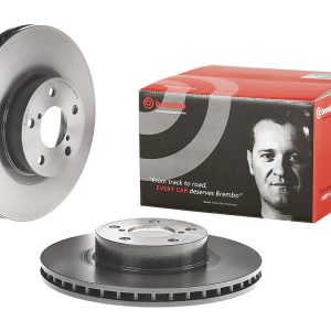 Brembo Brake Rotor, Vented, One Piece Design, Wheel Bolt Pattern 5 X 100 Millimeter – 09567421C02