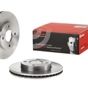 Brembo Brake Rotor, Vented, One Piece Design, Wheel Bolt Pattern 4 X 107.95 Millimeter – 09570714C02