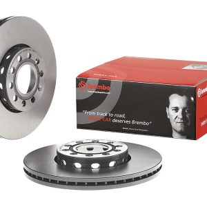 Brembo Brake Rotor, Vented, One Piece Design, Wheel Bolt Pattern 5 X 112 Millimeter – 09574521C02