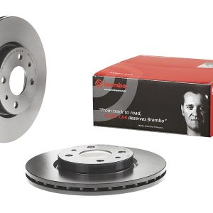 Brembo Brake Rotor, Vented, One Piece Design, Wheel Bolt Pattern 4 X 98 Millimeter – 09584311C02