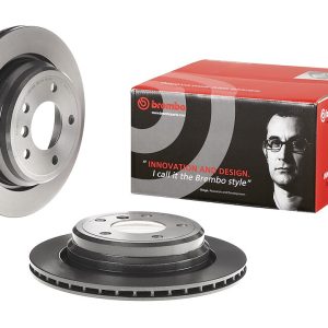 Brembo Brake Rotor, Vented, One Piece Design, Wheel Bolt Pattern 5 X 120 Millimeter – 09684111C02