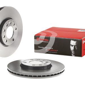 Brembo Brake Rotor, Vented, One Piece Design, Wheel Bolt Pattern 5 X 110 Millimeter – 09699711C02