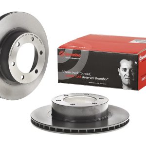 Brembo Brake Rotor, Vented, One Piece Design, Wheel Bolt Pattern 6 X 139.7 Millimeter – 09722611C02