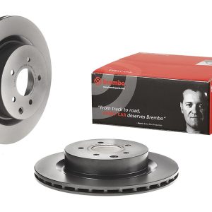 Brembo Brake Rotor, Vented, One Piece Design, Wheel Bolt Pattern 5 X 114.3 Millimeter – 09735621C02