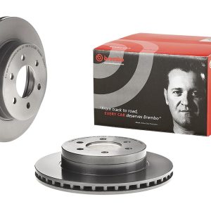 Brembo Brake Rotor, Vented, One Piece Design, Wheel Bolt Pattern 6 X 114.3 Millimeter – 09765011C02