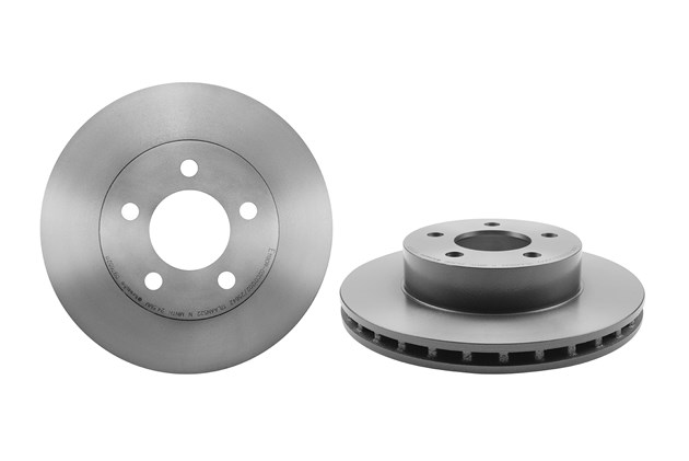 Brembo Brake Rotor, Vented, One Piece Design, Wheel Bolt Pattern 5 X 114.3 Millimeter – 09765211C02