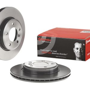 Brembo Brake Rotor, Vented, One Piece Design, Wheel Bolt Pattern 5 X 120 Millimeter – 09770111C02