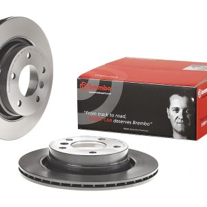 Brembo Brake Rotor, Vented, One Piece Design, Wheel Bolt Pattern 5 X 120 Millimeter – 09770211C02