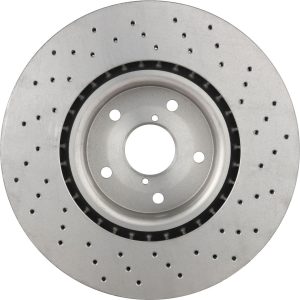 Brembo Brake Rotor, Xtra, Vented Cross Drilled, One Piece Design, Wheel Bolt Pattern 5 X 114.3 Millimeter – 0978122XC02