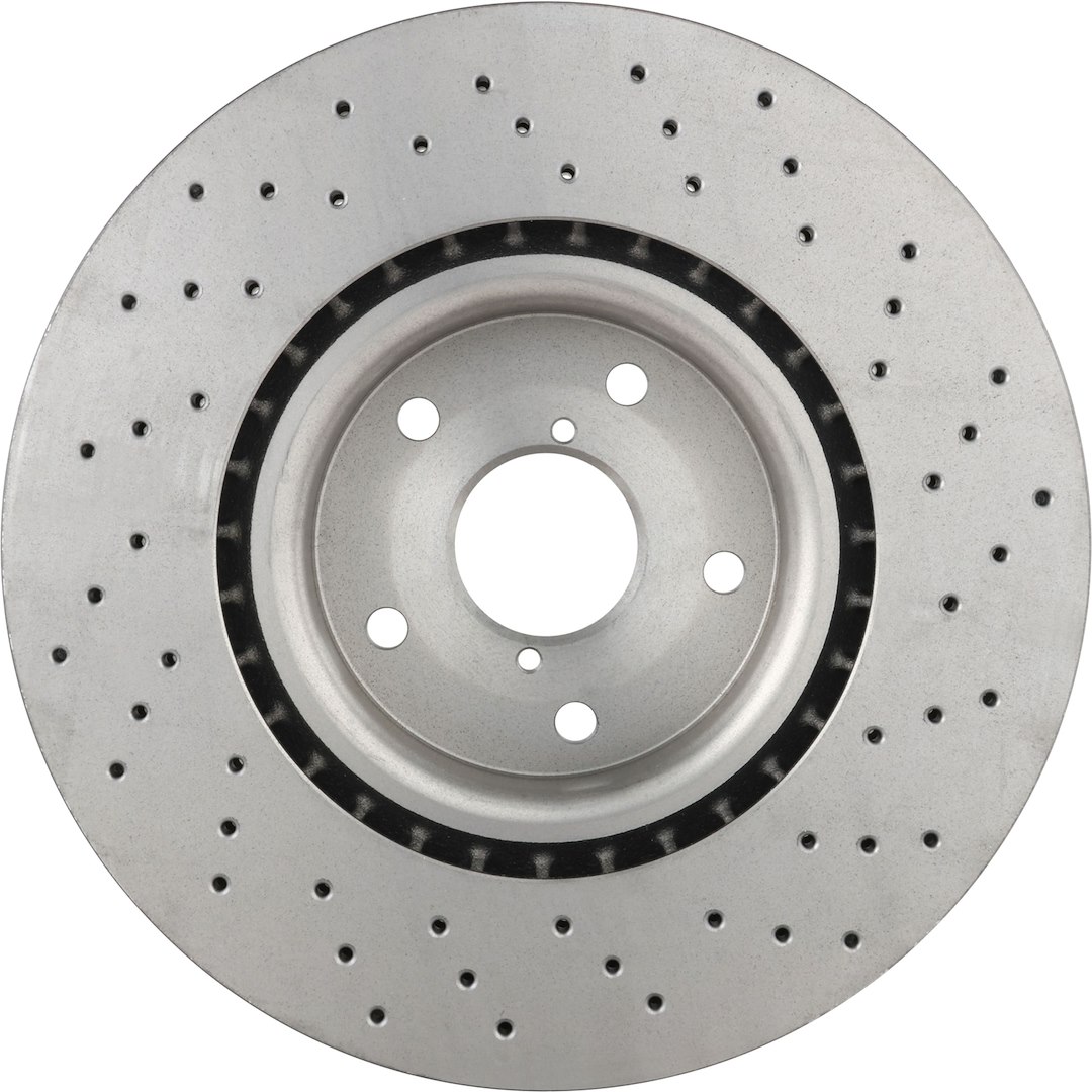 Brembo Brake Rotor, Xtra, Vented Cross Drilled, One Piece Design, Wheel Bolt Pattern 5 X 114.3 Millimeter – 0978122XC02