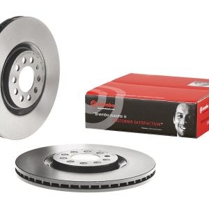 Brembo Brake Rotor, Vented, One Piece Design, Wheel Bolt Pattern 5 X 100 Millimeter – 09788011C02