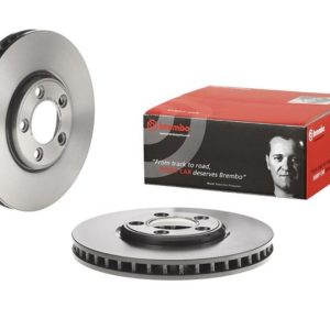 Brembo Brake Rotor, Vented, One Piece Design, Wheel Bolt Pattern 5 X 107.95 Millimeter – 09791011C02