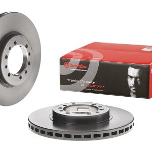 Brembo Brake Rotor, Vented, One Piece Design, Wheel Bolt Pattern 6 X 108 Millimeter – 09807111C02