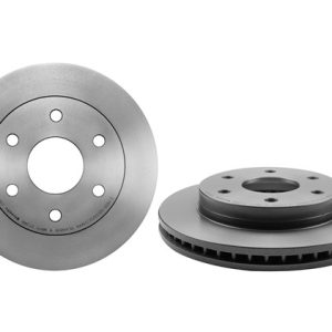 Brembo Brake Rotor, Vented, One Piece Design, Wheel Bolt Pattern 6 X 139.7 Millimeter – 09819281C02