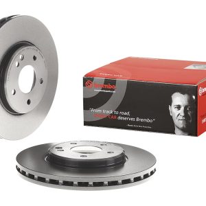 Brembo Brake Rotor, Vented, One Piece Design, Wheel Bolt Pattern 5 X 112 Millimeter – 09830411C02