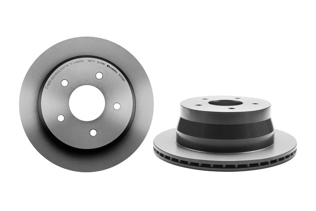 Brembo Brake Rotor, Vented, One Piece Design, Wheel Bolt Pattern 5 X 129.6 Millimeter – 09845981C02