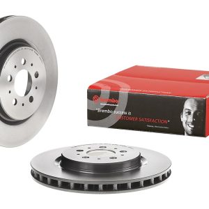 Brembo Brake Rotor, Vented, One Piece Design, Wheel Bolt Pattern 5 X 108 Millimeter – 09861511C02