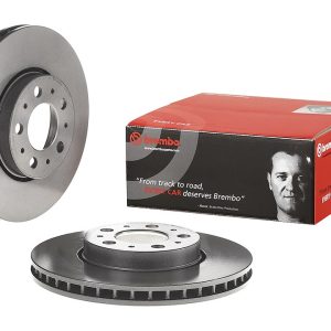 Brembo Brake Rotor, Vented, One Piece Design, Wheel Bolt Pattern 5 X 108 Millimeter – 09863311C02