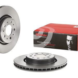 Brembo Brake Rotor, Vented, One Piece Design, Wheel Bolt Pattern 5 X 108 Millimeter – 09864211C02