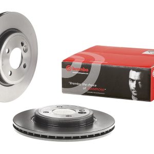 Brembo Brake Rotor, Vented, One Piece Design, Wheel Bolt Pattern 4 X 100 Millimeter – 09865511C02