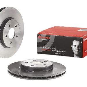 Brembo Brake Rotor, Vented, One Piece Design, Wheel Bolt Pattern 5 X 107.95 Millimeter – 09866511C02