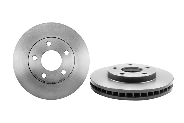 Brembo Brake Rotor, Vented, One Piece Design, Wheel Bolt Pattern 5 X 117.82 Millimeter – 09870981C02