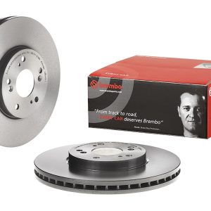 Brembo Brake Rotor, Vented, One Piece Design, Wheel Bolt Pattern 5 X 114.3 Millimeter – 09884011C02