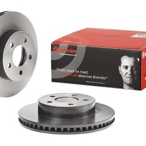 Brembo Brake Rotor, Vented, One Piece Design, Wheel Bolt Pattern 5 X 114.3 Millimeter – 09886411C02