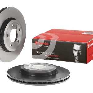 Brembo Brake Rotor, Vented, One Piece Design, Wheel Bolt Pattern 5 X 120 Millimeter – 09895211C02