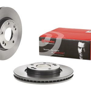 Brembo Brake Rotor, Vented, One Piece Design, Wheel Bolt Pattern 5 X 114.3 Millimeter – 09907911C02