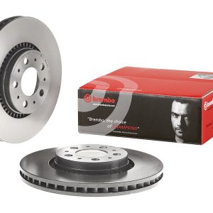 Brembo Brake Rotor, Vented, One Piece Design, Wheel Bolt Pattern 5 X 108 Millimeter – 09913011C02