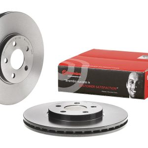 Brembo Brake Rotor, Vented, One Piece Design, Wheel Bolt Pattern 5 X 100 Millimeter – 09913381C02