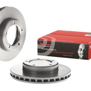 Brembo Brake Rotor, Vented, One Piece Design, Wheel Bolt Pattern 5 X 144 Millimeter – 09914311C02