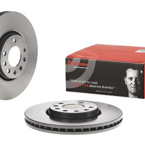 Brembo Brake Rotor, Vented, One Piece Design, Wheel Bolt Pattern 5 X 110 Millimeter – 09916211C02