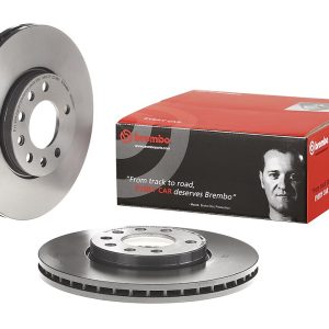 Brembo Brake Rotor, Vented, One Piece Design, Wheel Bolt Pattern 5 X 110 Millimeter – 09916511C02