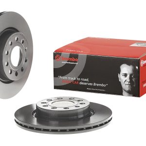 Brembo Brake Rotor, Vented, One Piece Design, Wheel Bolt Pattern 5 X 112 Millimeter – 09916711C02
