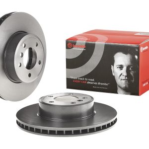 Brembo Brake Rotor, Vented, One Piece Design, Wheel Bolt Pattern 5 X 120 Millimeter – 09917211C02