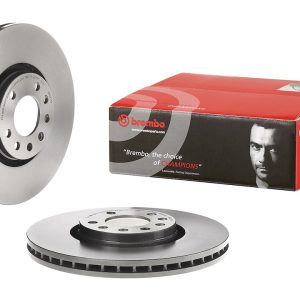 Brembo Brake Rotor, Vented, One Piece Design, Wheel Bolt Pattern 5 X 110 Millimeter – 09917711C02