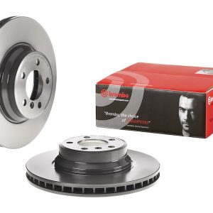 Brembo Brake Rotor, Vented, One Piece Design, Wheel Bolt Pattern 5 X 120 Millimeter – 09935511C02