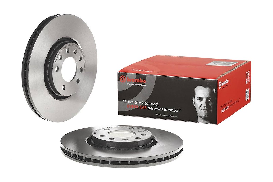 Brembo Brake Rotor, Vented, One Piece Design, Wheel Bolt Pattern 5 X 110 Millimeter – 09936911C02